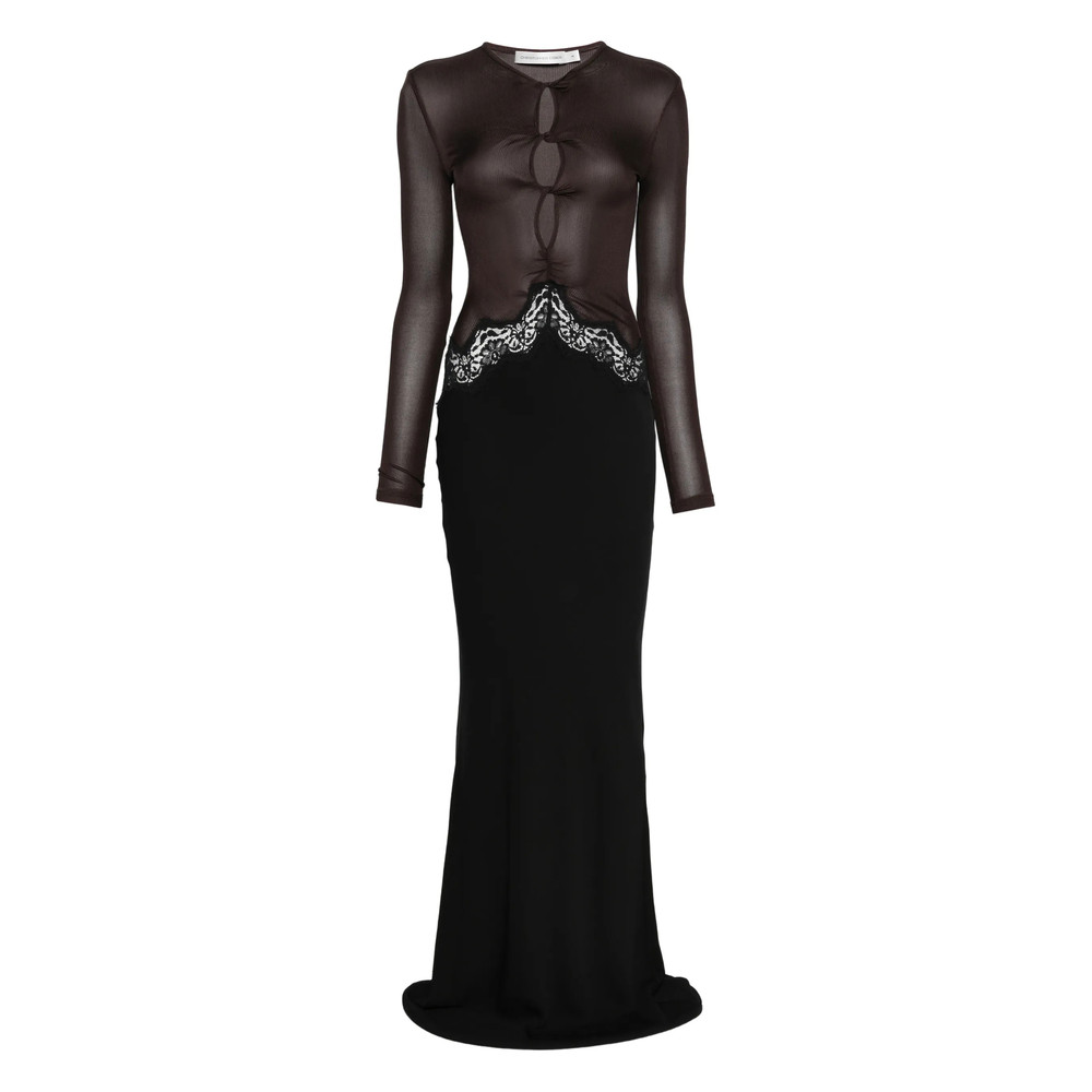 Christopher Esber Lace-detail Maxi Dress