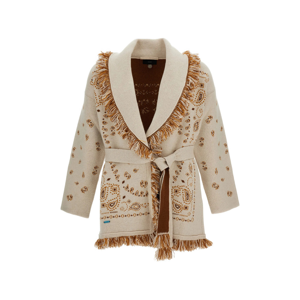 Alanui Bandana-print Cardigan