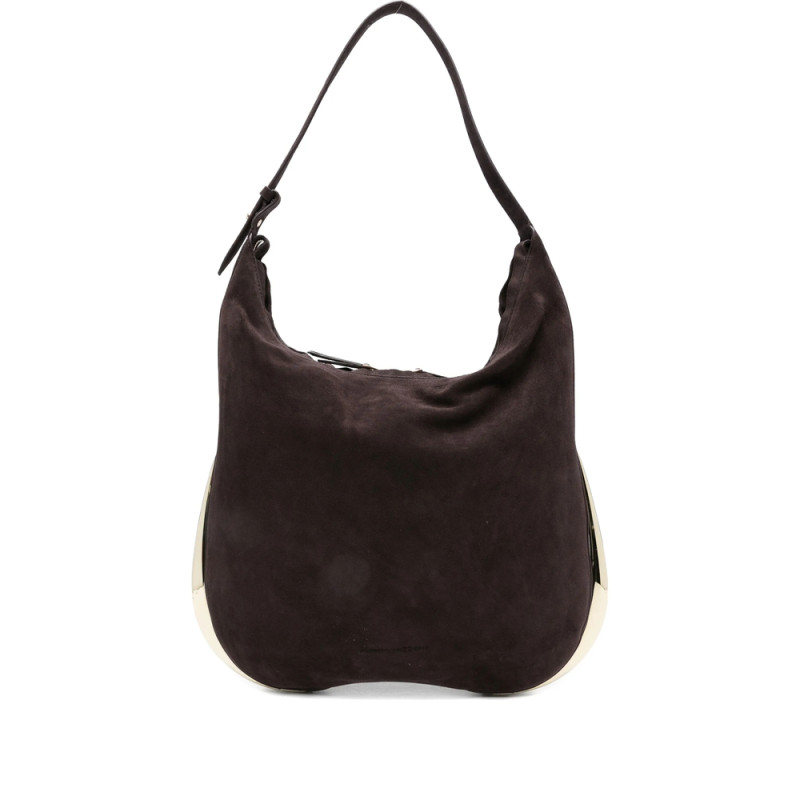 Benedetta Bruzziches Suede Shoulder Bag