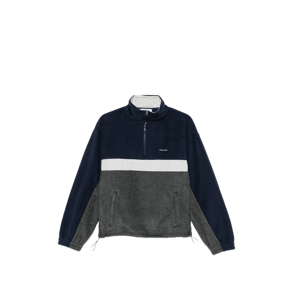 Low Classic Colourblock Quarter-zip Sweater