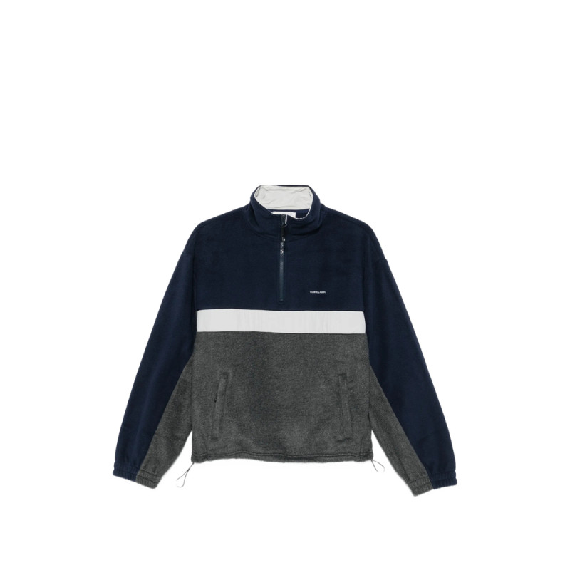 Low Classic Colourblock Quarter-zip Sweater