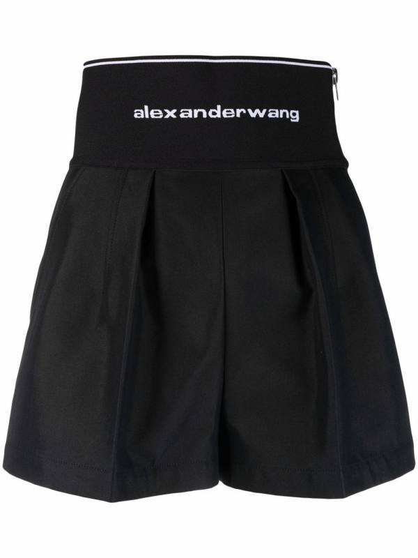 logo-waistband safari shorts
