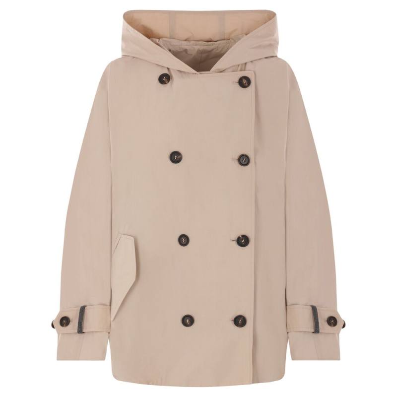 Brunello Cucinelli Taffeta Parka Coat