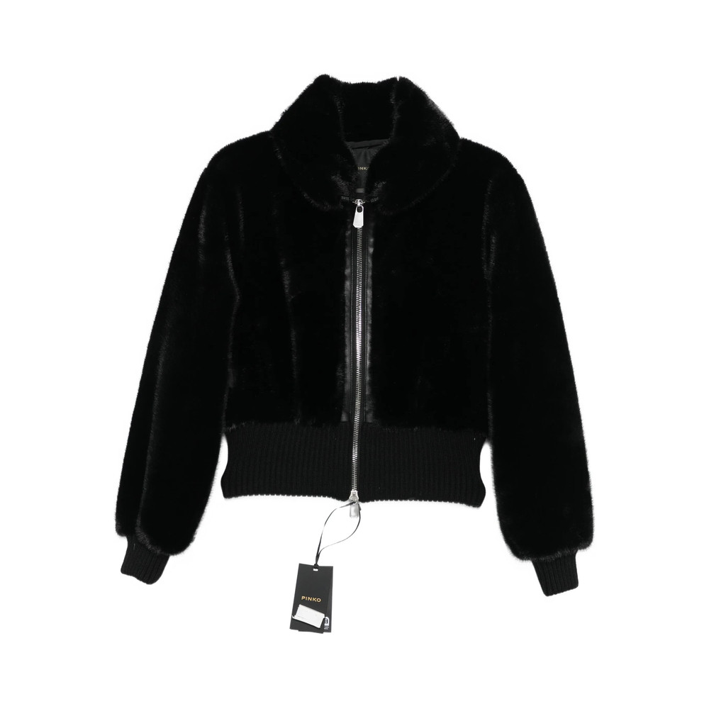 Pinko Ribbed Zip-front Jacket