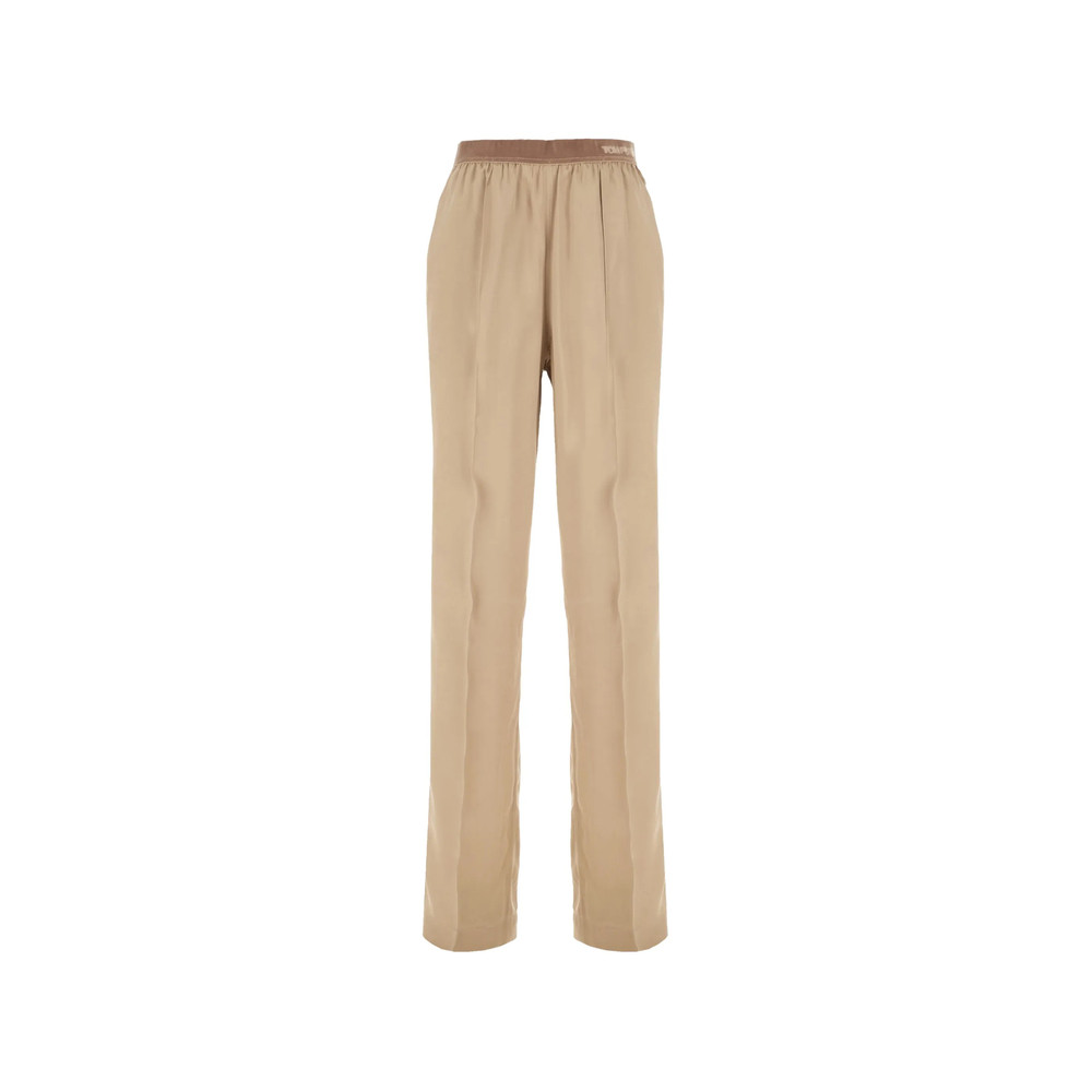 Tom Ford Logo-waistband Silk Trousers