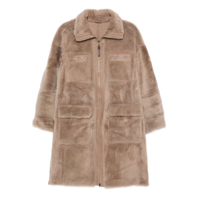 Brunello Cucinelli Full-zip Fur Coat