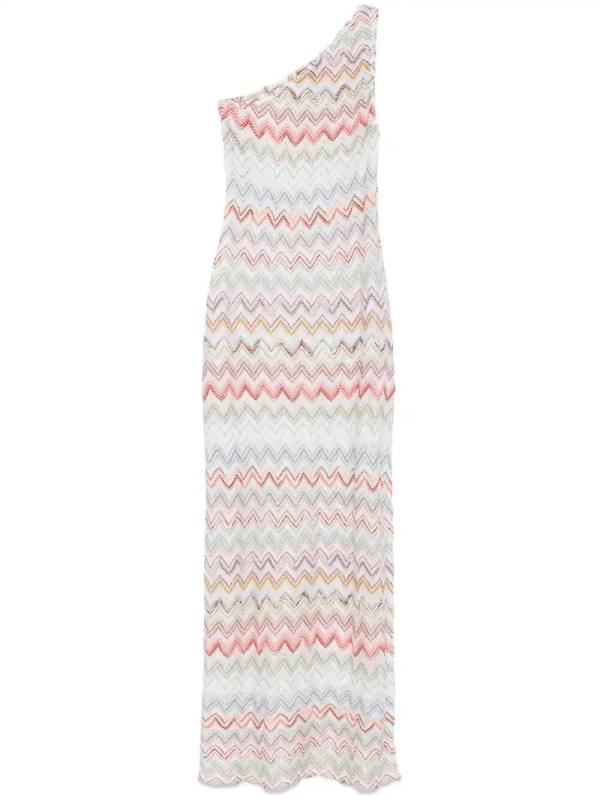 zigzag maxi dress