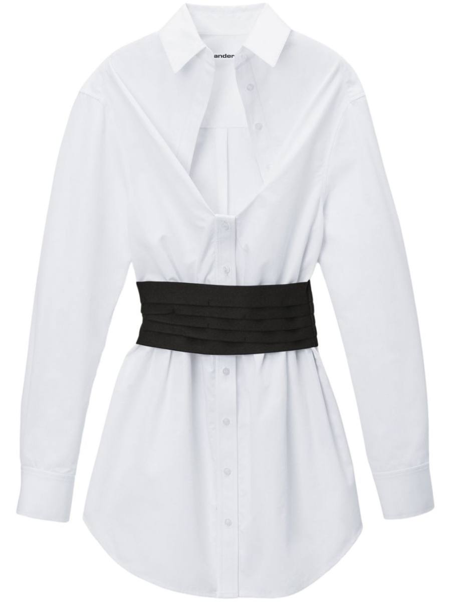 deconstructed mini dress