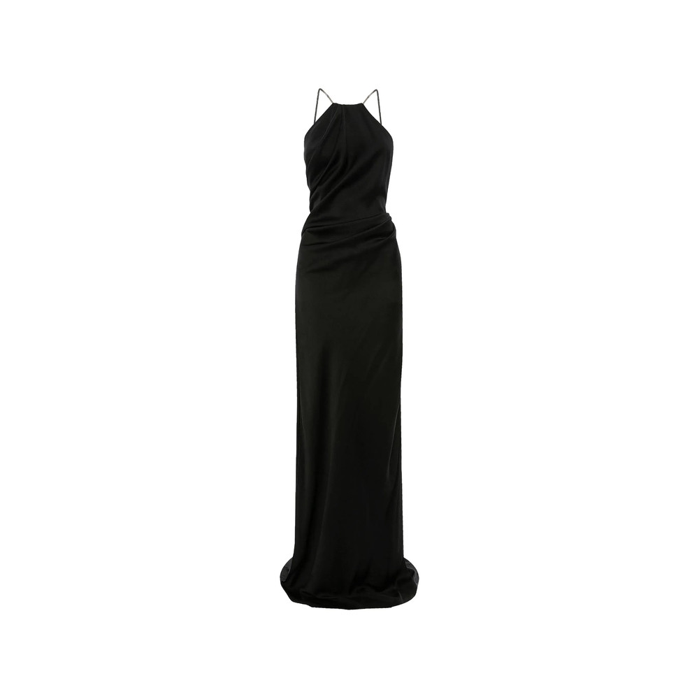 Victoria Beckham Chain Halter Gown