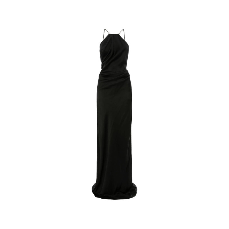 Victoria Beckham Chain Halter Gown
