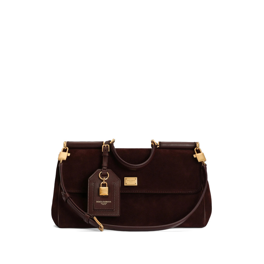 Dolce & Gabbana Medium My Sicily Handbag In Split-calfskin