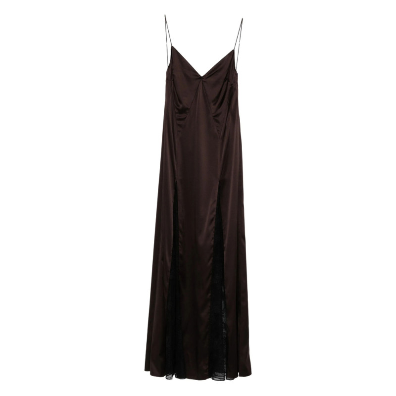 Staud Trinity Lace-insert Maxi Dress