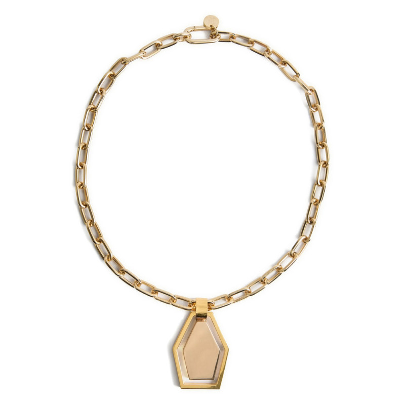 La Double J Swinging Portal Necklace