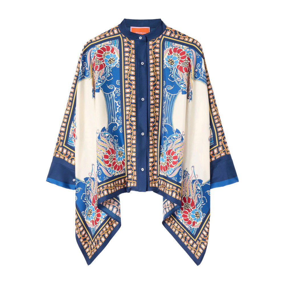 La Double J Foulard Floral-print Shirt