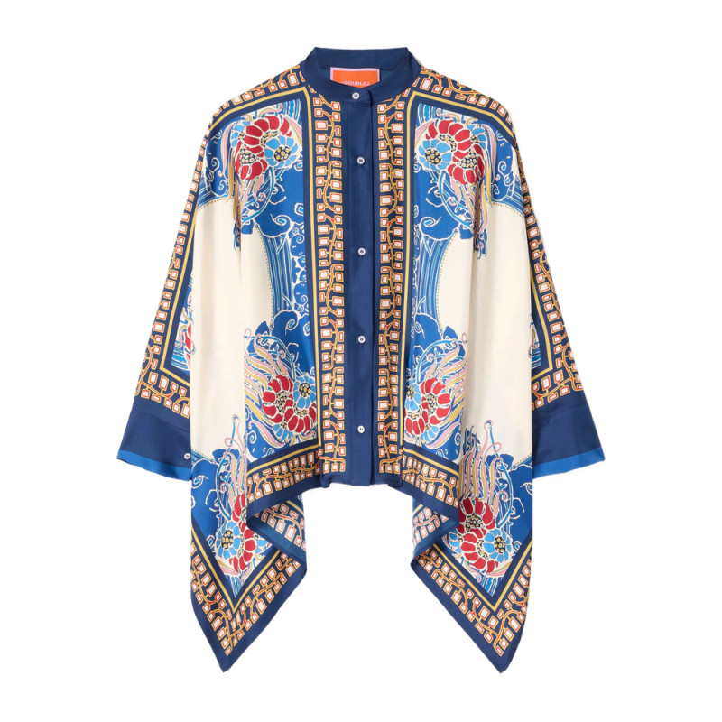 La Double J Foulard Floral-print Shirt