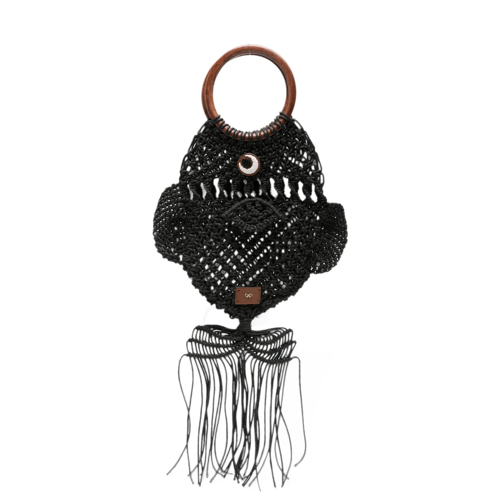 Anya Hindmarch Macramé Fish Clutch Bag