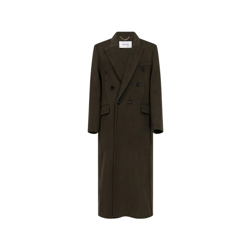 Victoria Beckham Catriona Double-breasted Wool Coat