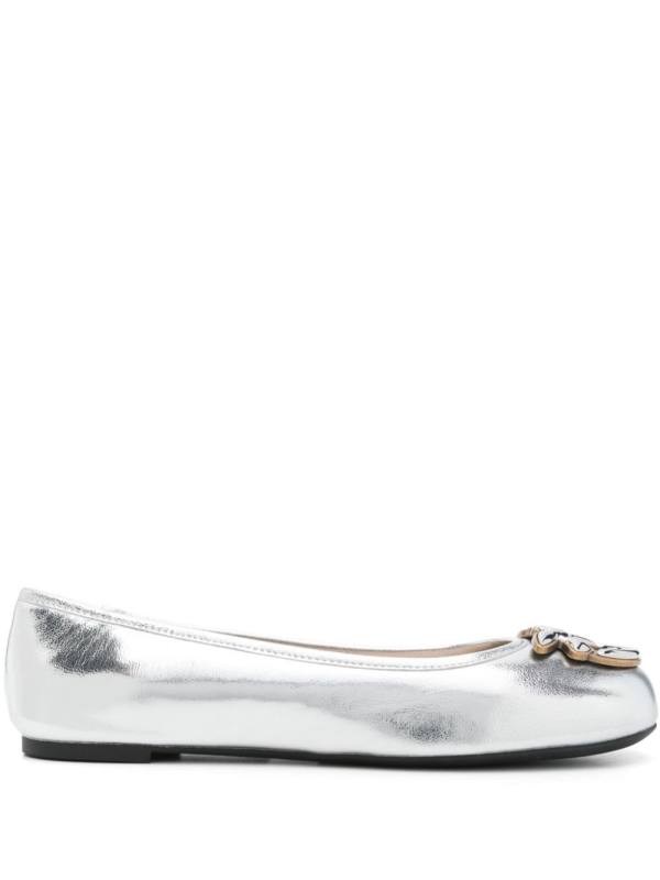 Love Birds-motif ballet flats