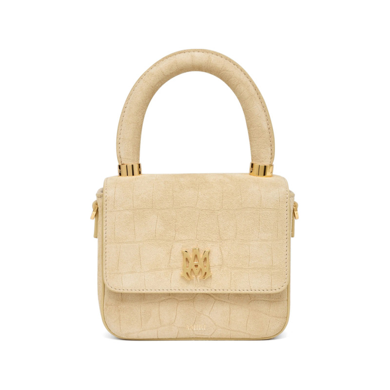 Amiri Croc-embossed Satchel Bag