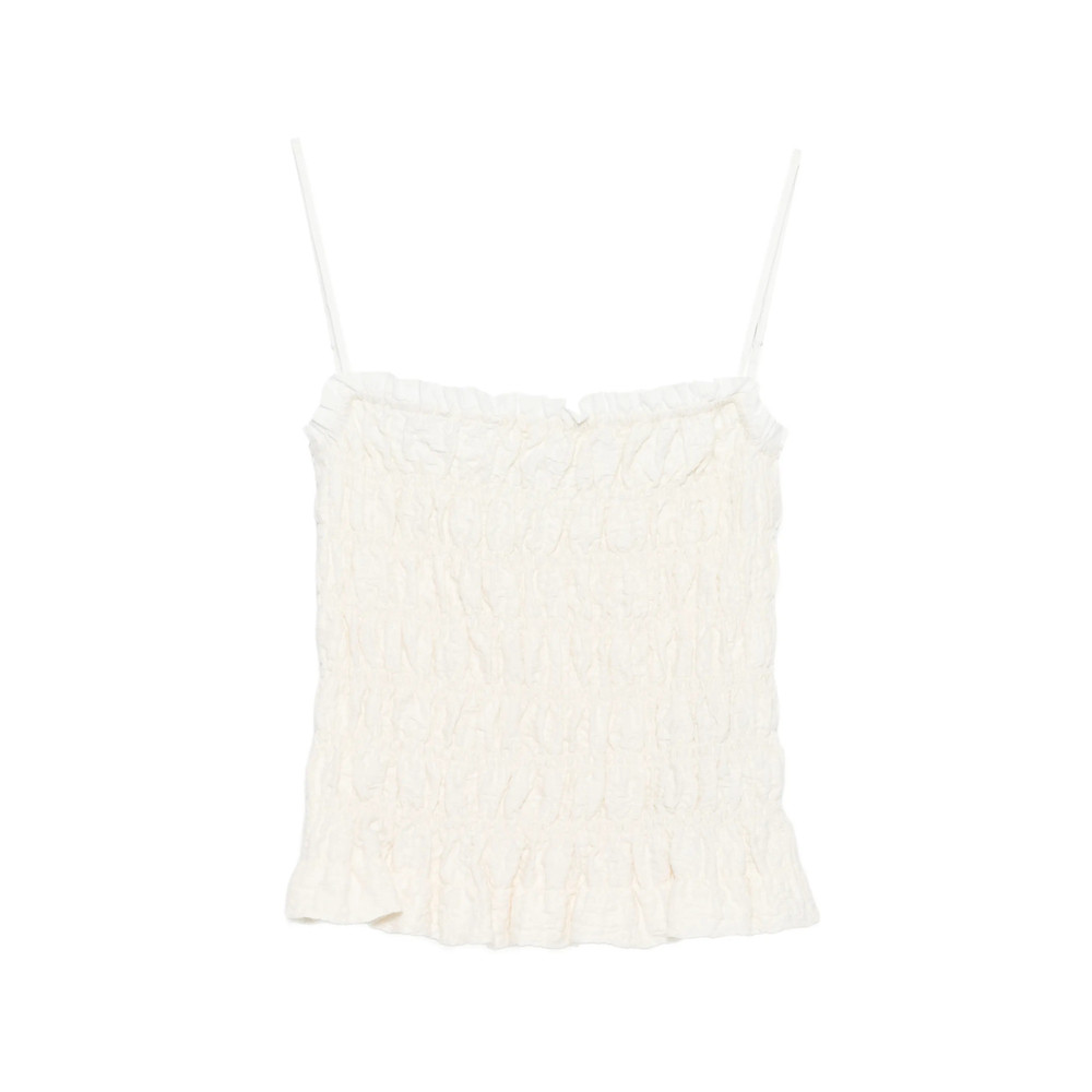 System Ruffled Strap Top