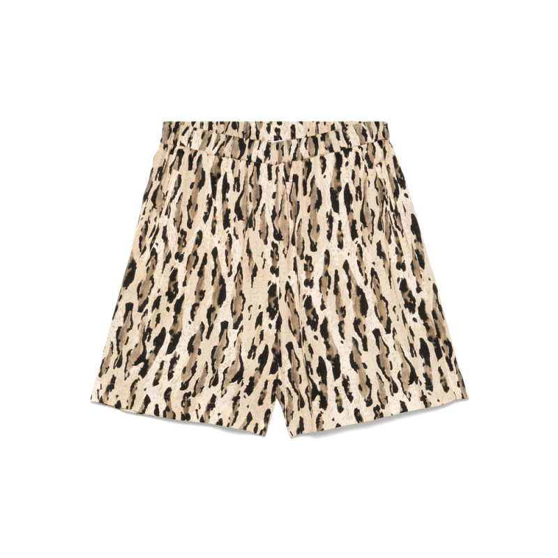 The Nina Studio Animal-print Shorts