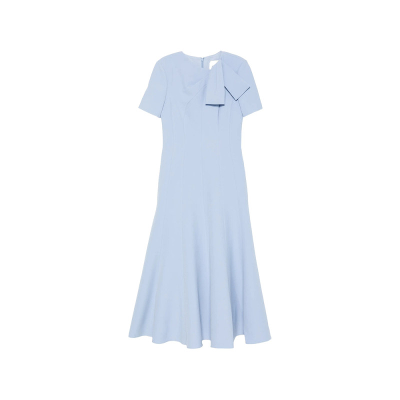 Roland Mouret Bow-detail A-line Midi Dress
