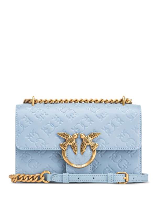 Love One monogram-debossed mini bag
