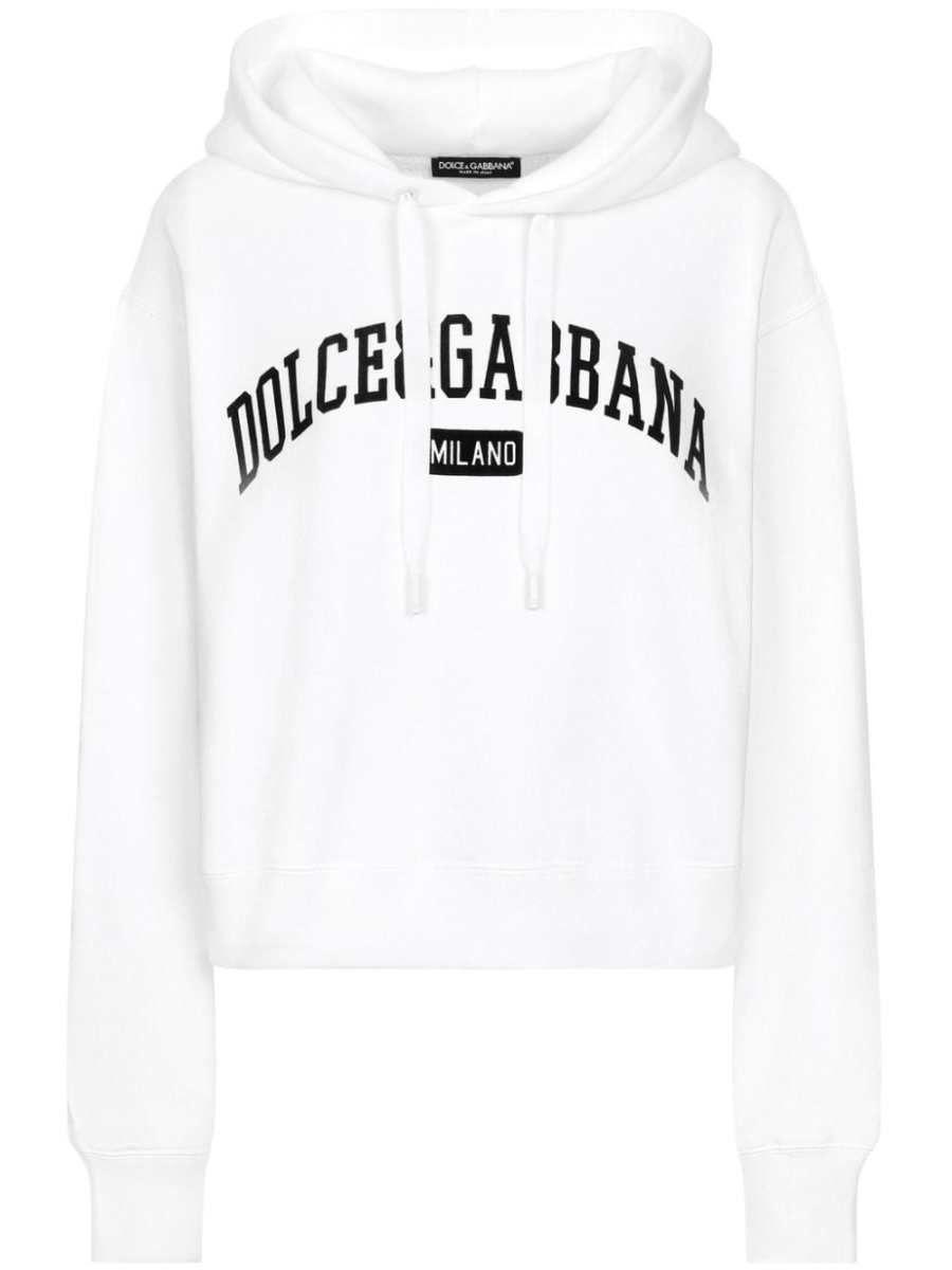 logo-print hoodie