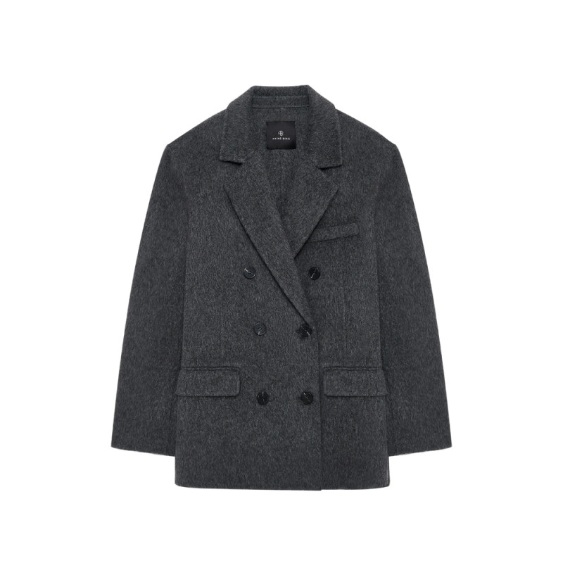 Anine Bing Sali Coat - Dark Grey
