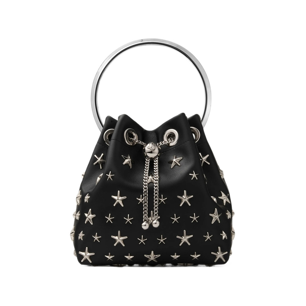 Jimmy Choo Bon Bon Star-studded Bucket Bag