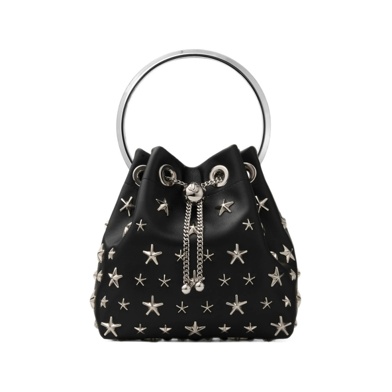 Jimmy Choo Bon Bon Star-studded Bucket Bag