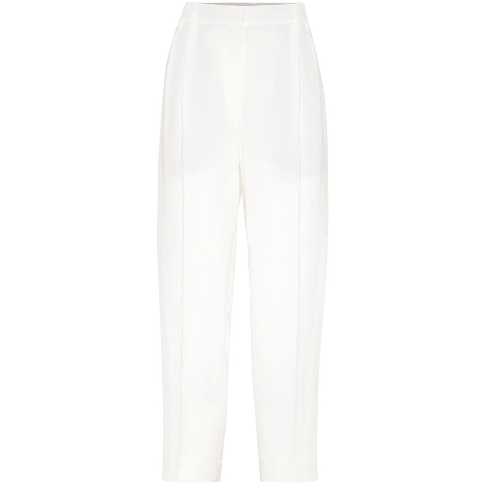 Brunello Cucinelli High-waist Cropped Trousers
