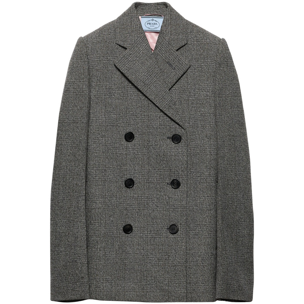 Prada Prince Of Wales Checked Blazer