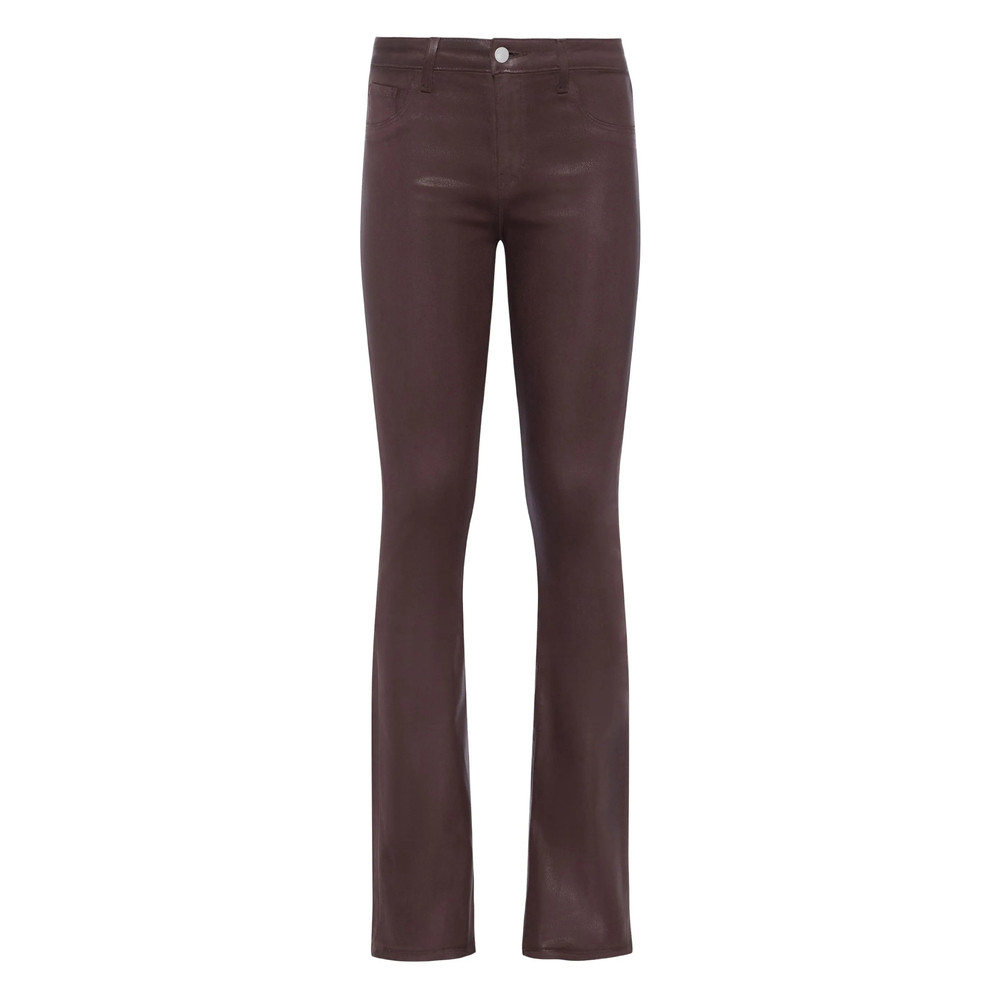 L'agence Selma Coated Bootcut Jeans