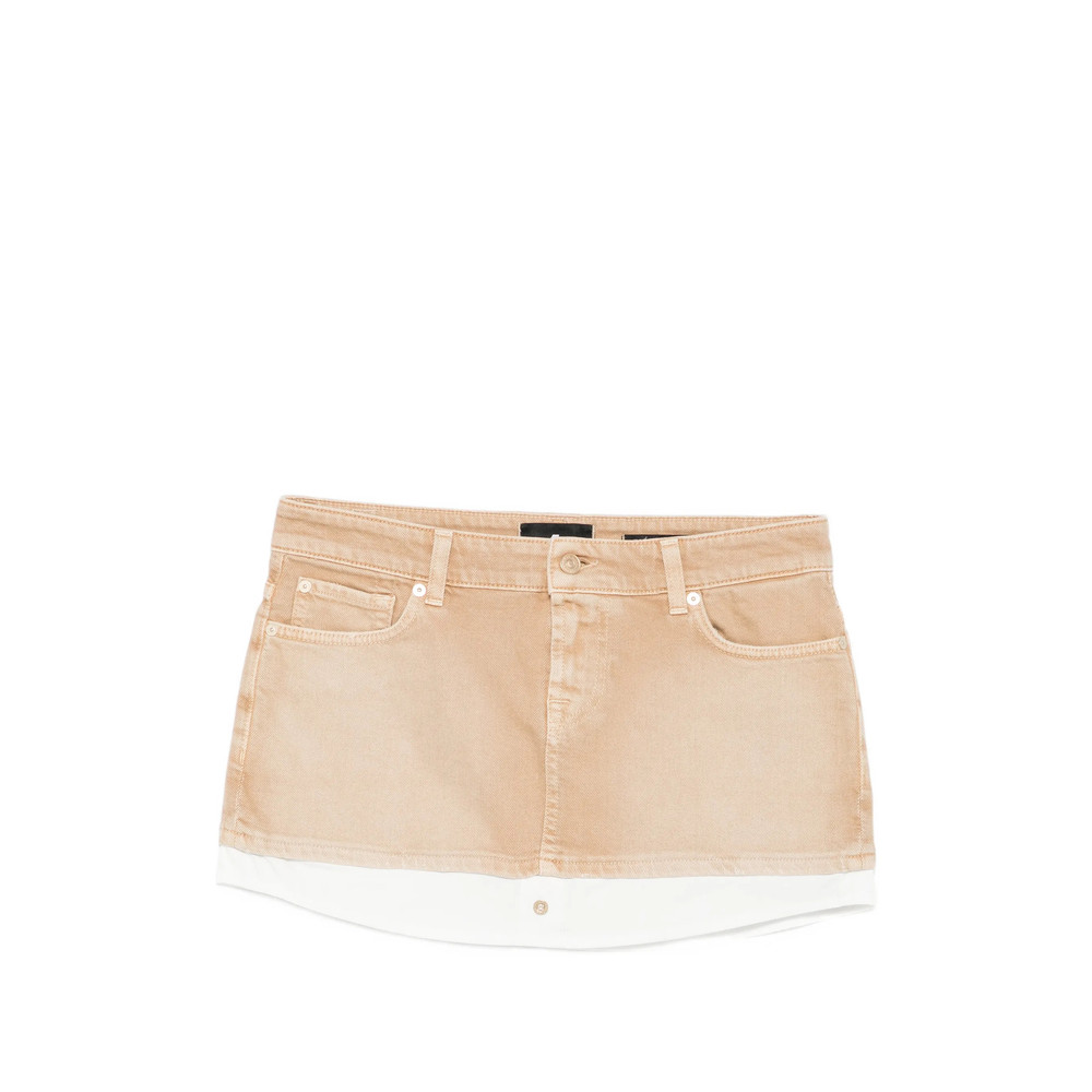 7 For All Mankind Button-fastening Mini Skirt