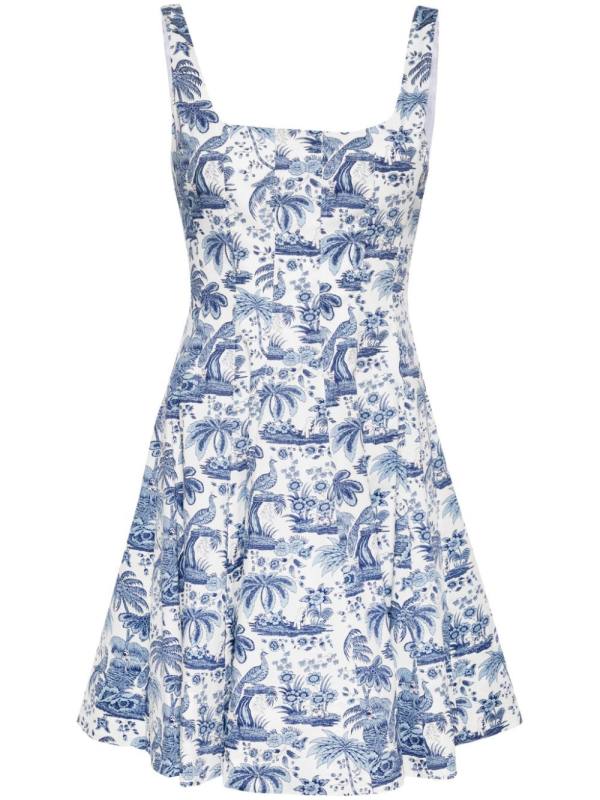 Wells printed minidress
