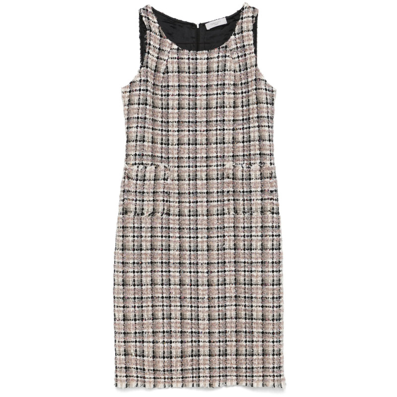 Charlott Tweed Midi Dress