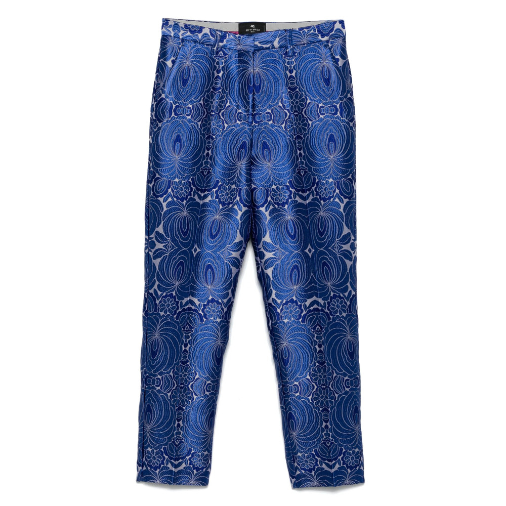 Etro Jacquard-lace Trousers