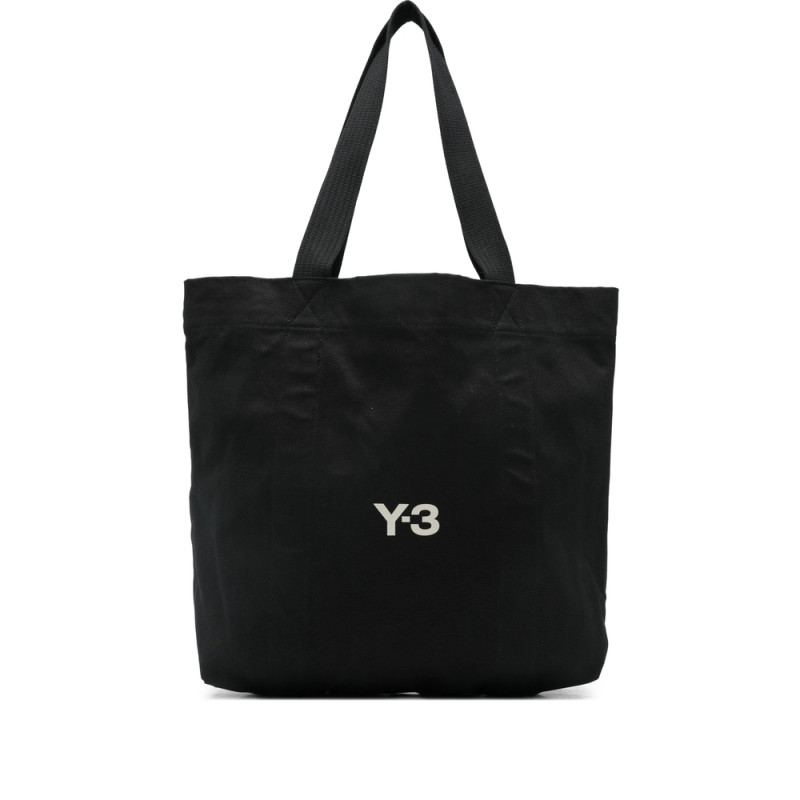 Y-3 Logo Canvas Tote Bag