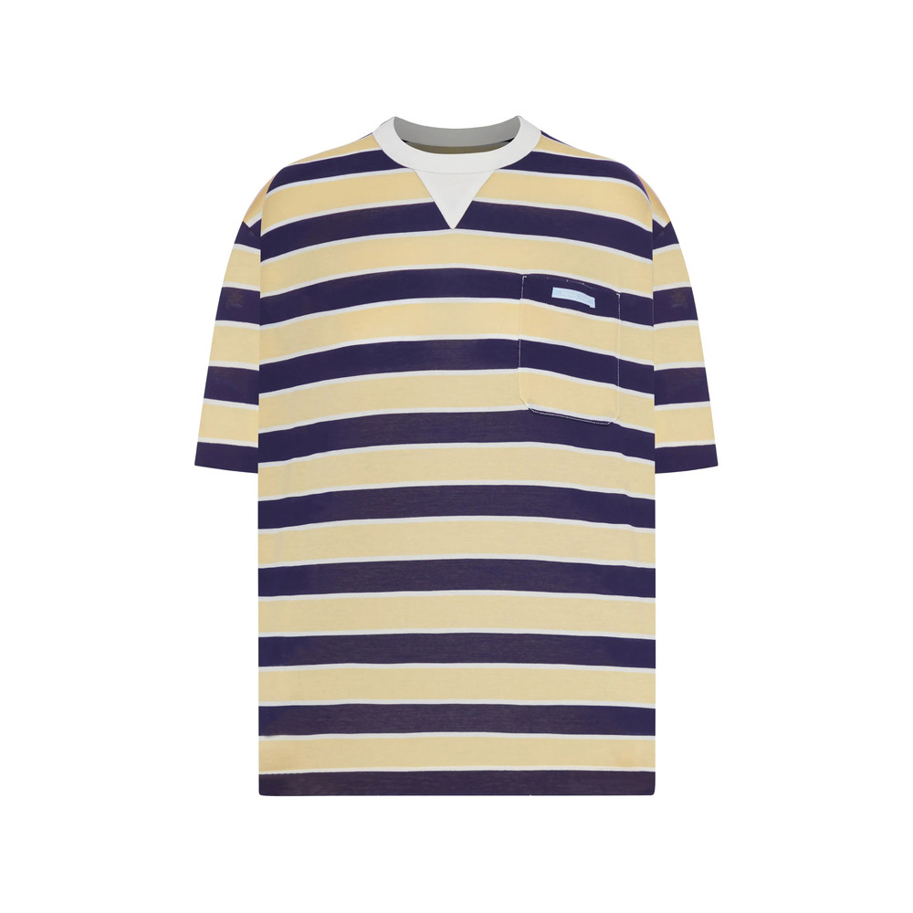 Prada Striped Pocket T-shirt
