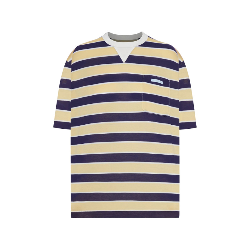 Prada Striped Pocket T-shirt