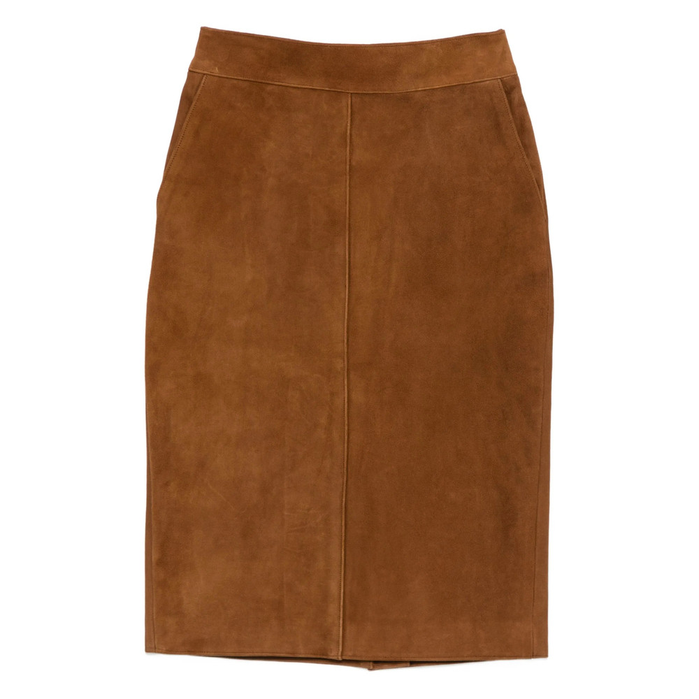 Thelaurent Suede Skirt