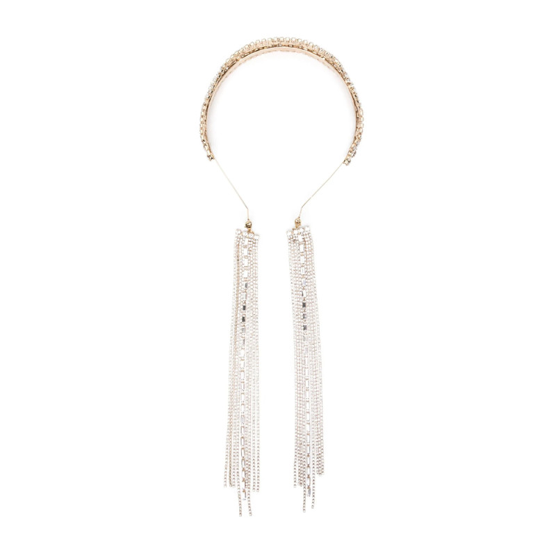 Rosantica Crystal-embellished Slip-on Head Band