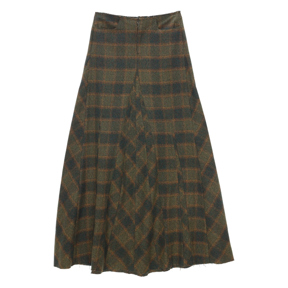 Our Legacy Check-pattern Pleated Skirt