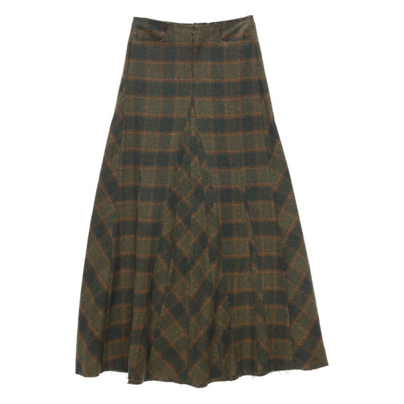 Our Legacy Check-pattern Pleated Skirt