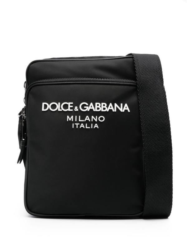 logo-lettering cross body bag