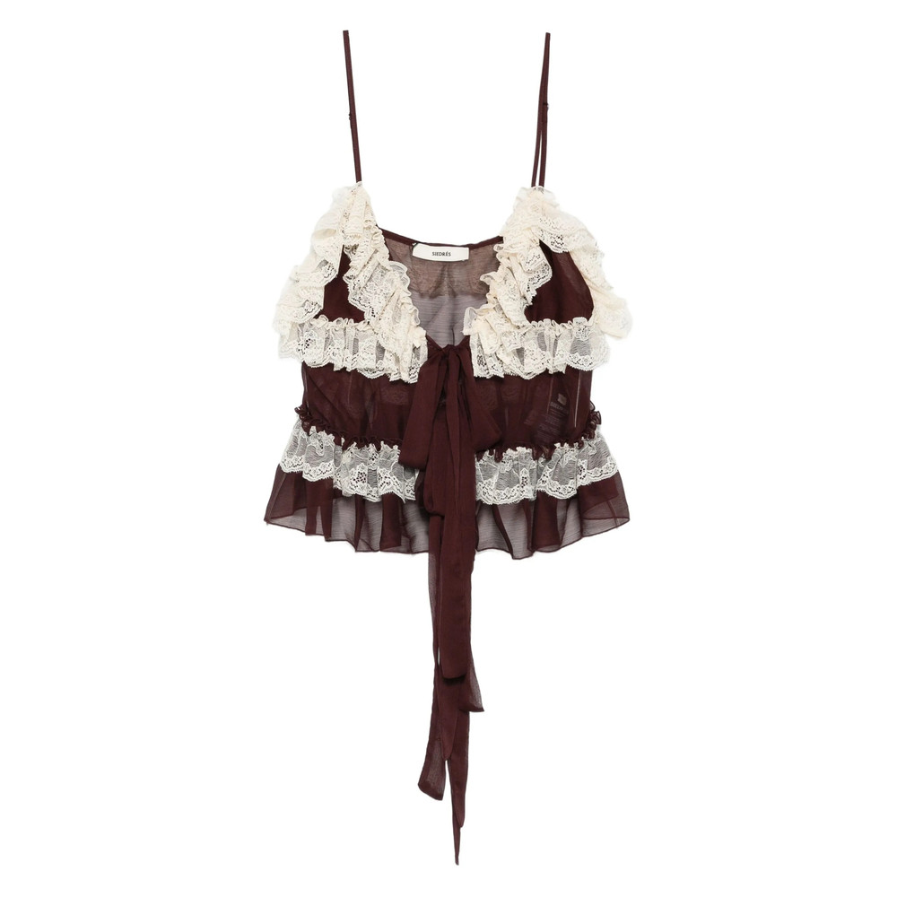 Siedres Rona Ruffle Lace Top
