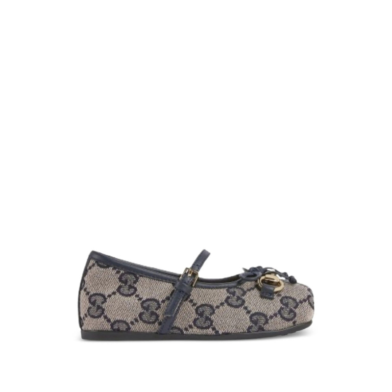 Gucci Logo-patterned Ballerinas