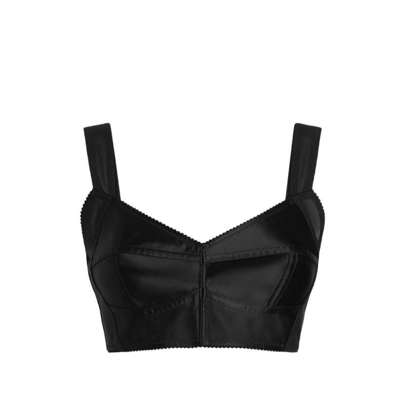 Dolce & Gabbana Satin Bustier Top