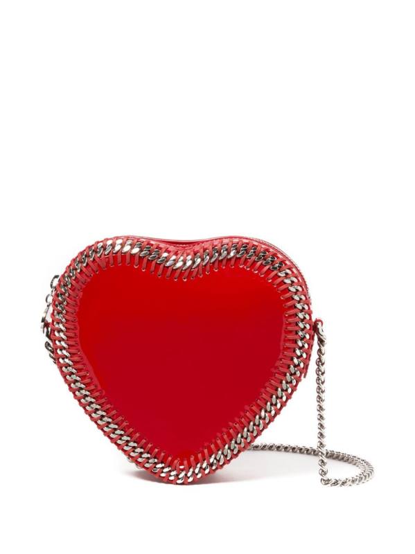 heart-shaped cross body bag